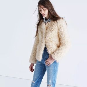 Sezane Faux Fur Ava Coat